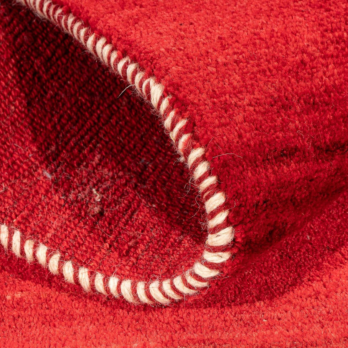 Gabbeh-matta - Loribaft Persian - 134 x 68 cm - mörkröd