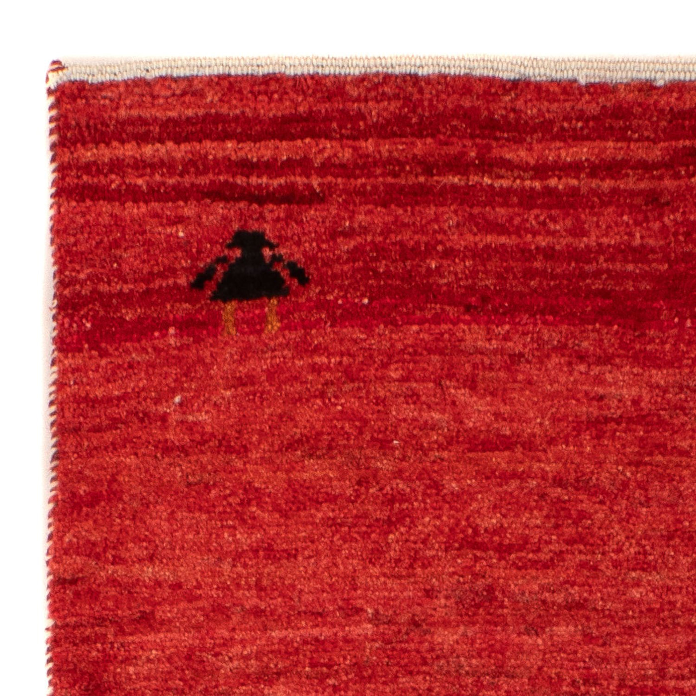 Gabbeh-matta - Loribaft Persian - 118 x 75 cm - mörkröd