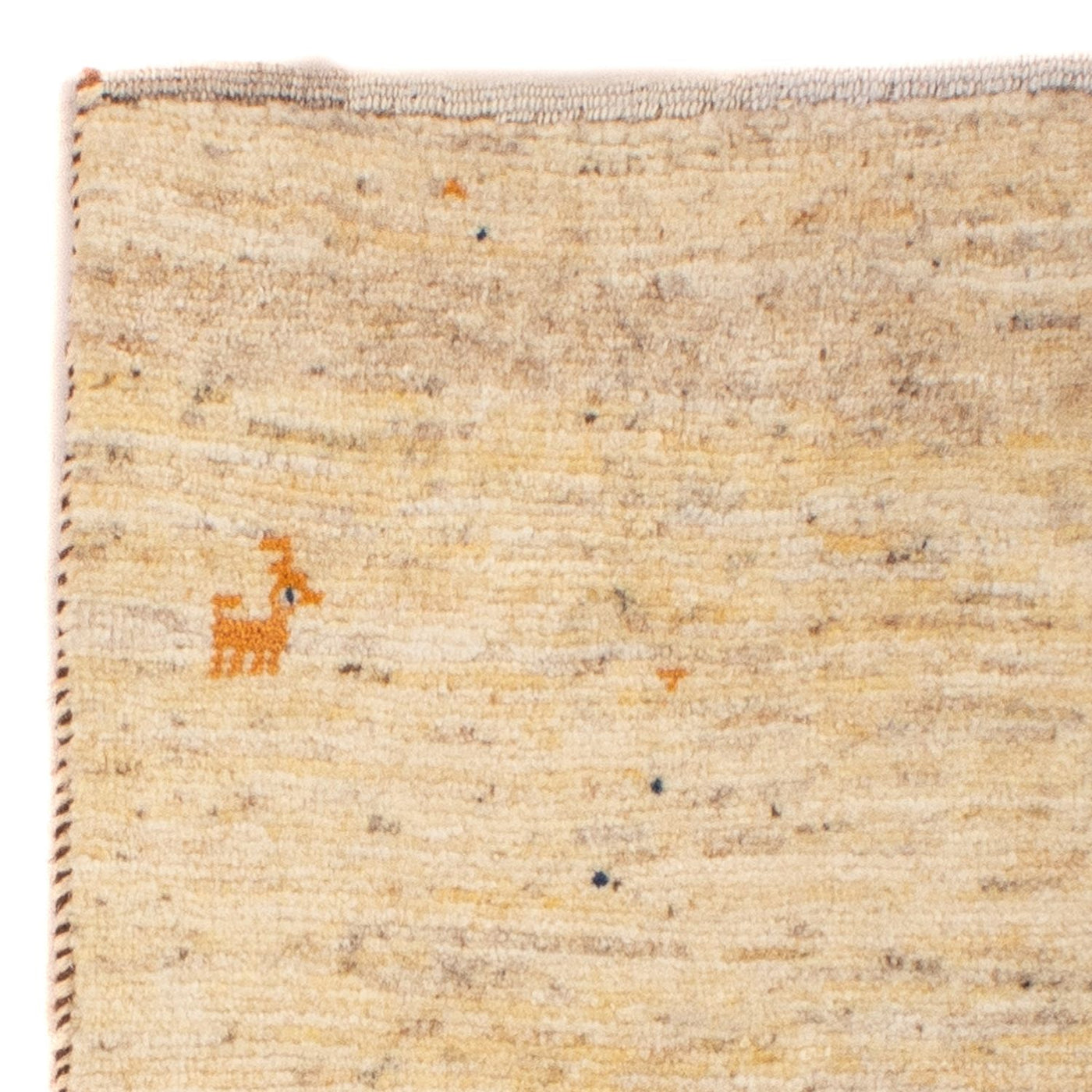 Gabbeh-matta - Loribaft Persian - 131 x 72 cm - beige