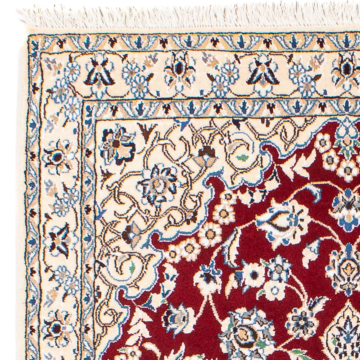 Persisk matta - Nain - Royal - 152 x 100 cm - mörkröd