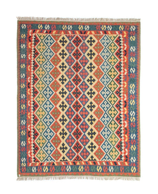 Kelim Carpet - orientalisk matta - 330 x 257 cm - flerfärgad