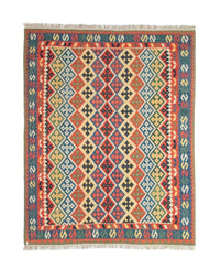 Kelim Carpet - orientalisk matta - 330 x 257 cm - flerfärgad