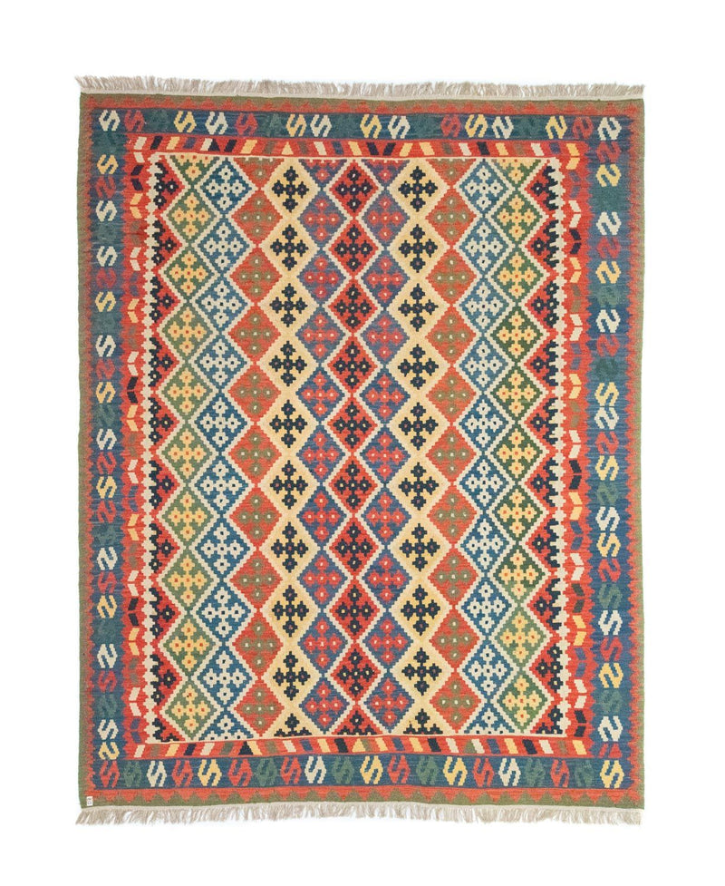 Kelim Carpet - orientalisk matta - 330 x 257 cm - flerfärgad