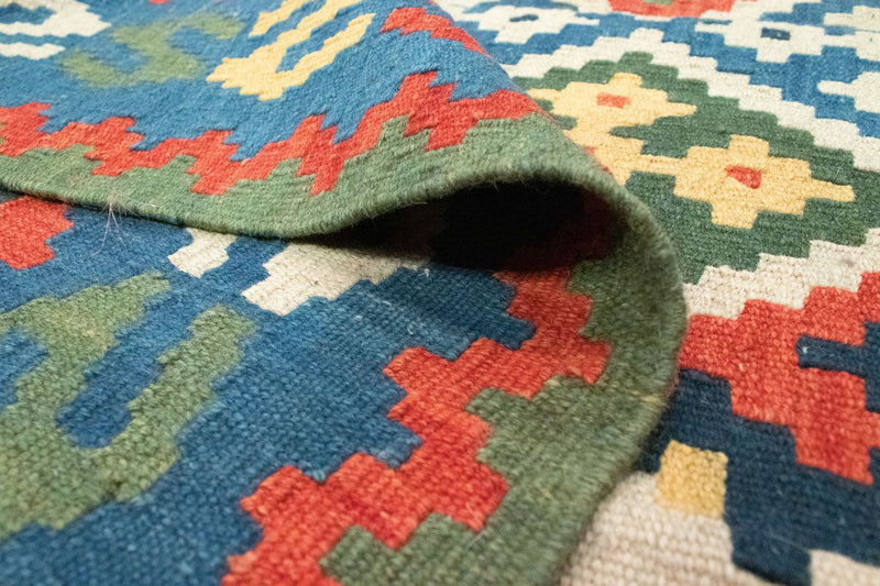 Kelim Carpet - orientalisk matta - 330 x 257 cm - flerfärgad