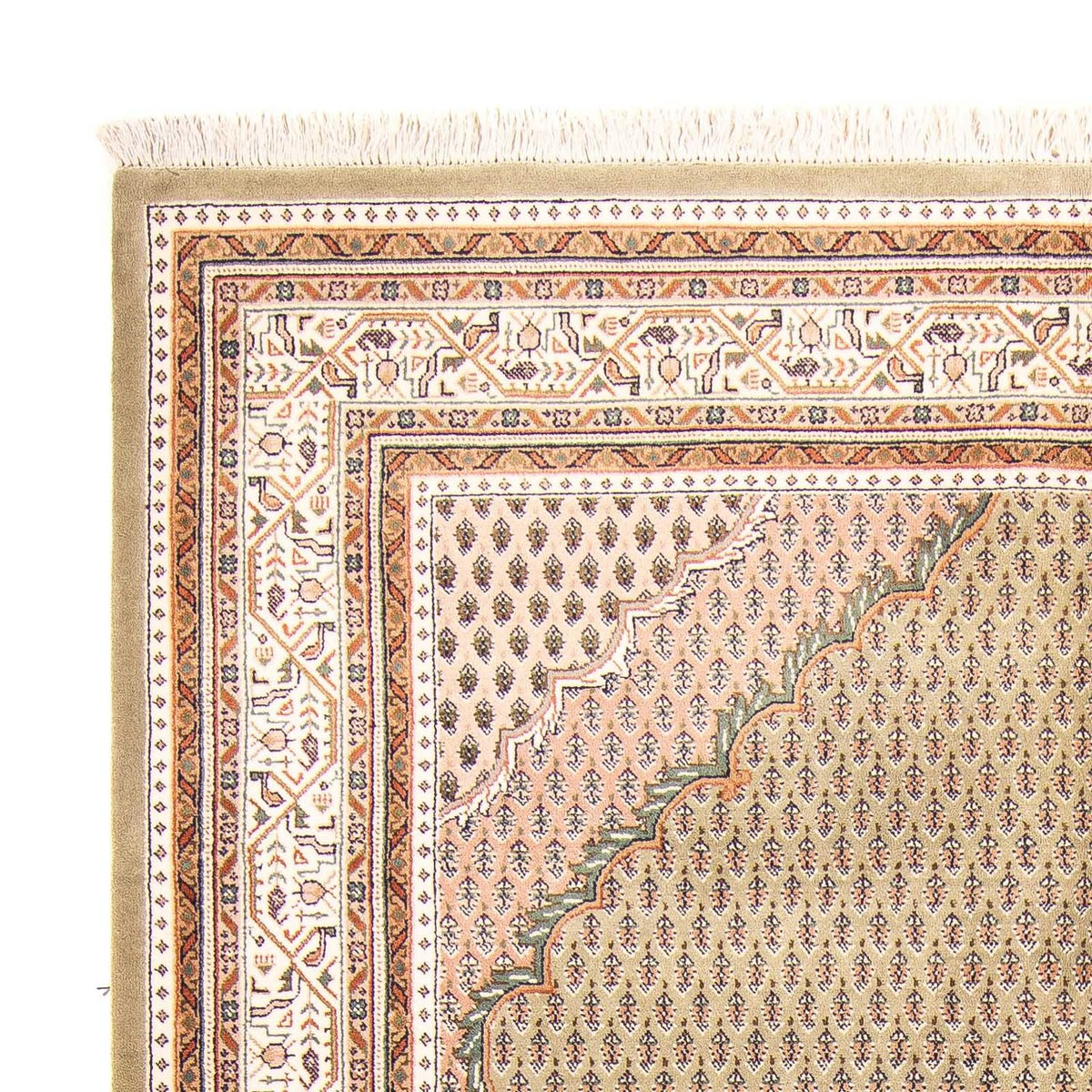 Orientalisk matta - Mir - Indus - 238 x 176 cm - ljusbeige