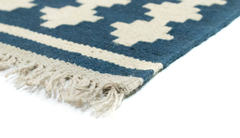 Kelim Carpet - orientalisk matta - 404 x 295 cm - flerfärgad