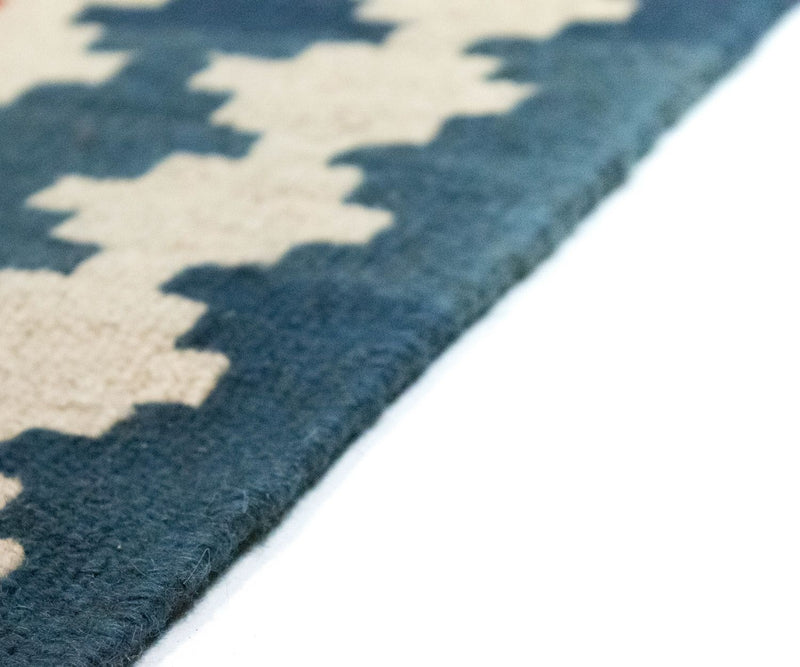 Kelim Carpet - orientalisk matta - 404 x 295 cm - flerfärgad