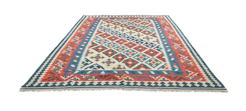 Kelim Carpet - orientalisk matta - 404 x 295 cm - flerfärgad