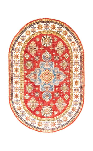 Ziegler Carpet oval  - 211 x 141 cm - röd