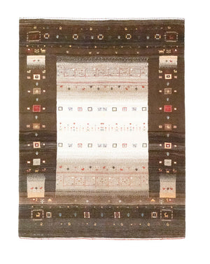 Gabbeh-matta - Loribaft Persian - 194 x 148 cm - brun