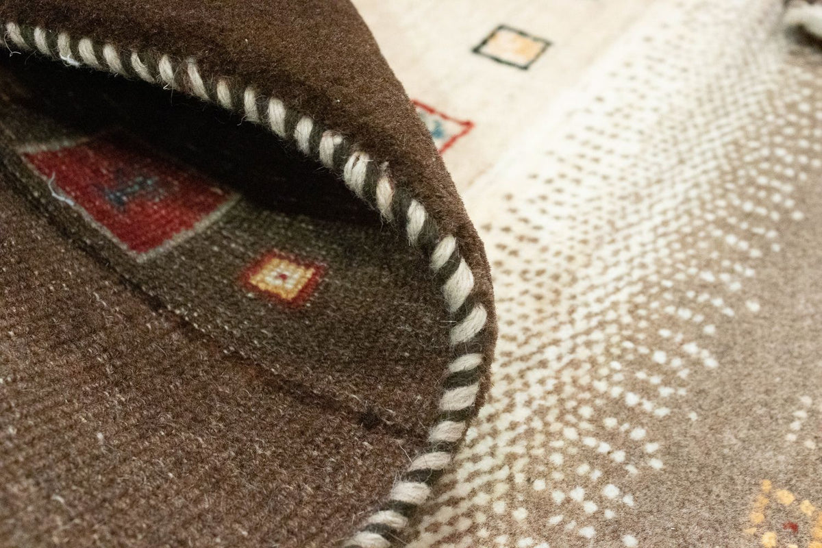 Gabbeh-matta - Loribaft Persian - 194 x 148 cm - brun