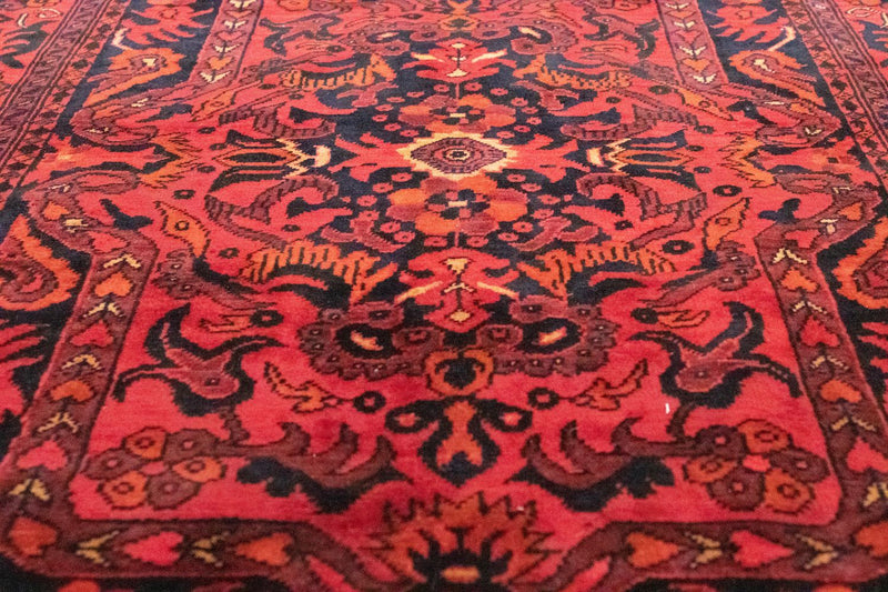 Runner Afghansk matta - Kunduz - 213 x 102 cm - röd