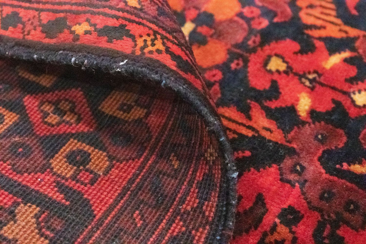 Runner Afghansk matta - Kunduz - 213 x 102 cm - röd