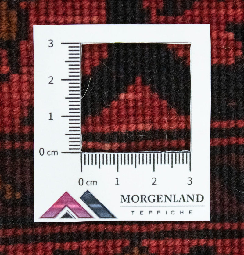 Runner Afghansk matta - Kunduz - 213 x 102 cm - röd