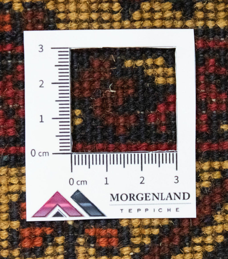 Afghansk matta - 190 x 152 cm - röd