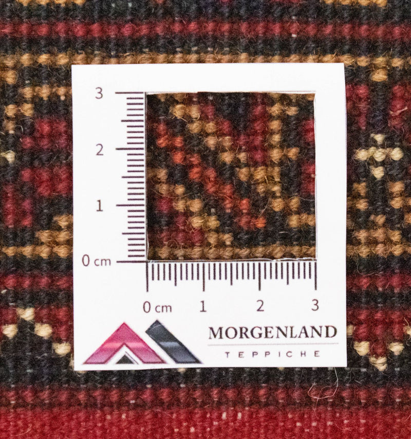 Afghansk matta - 195 x 153 cm - brun