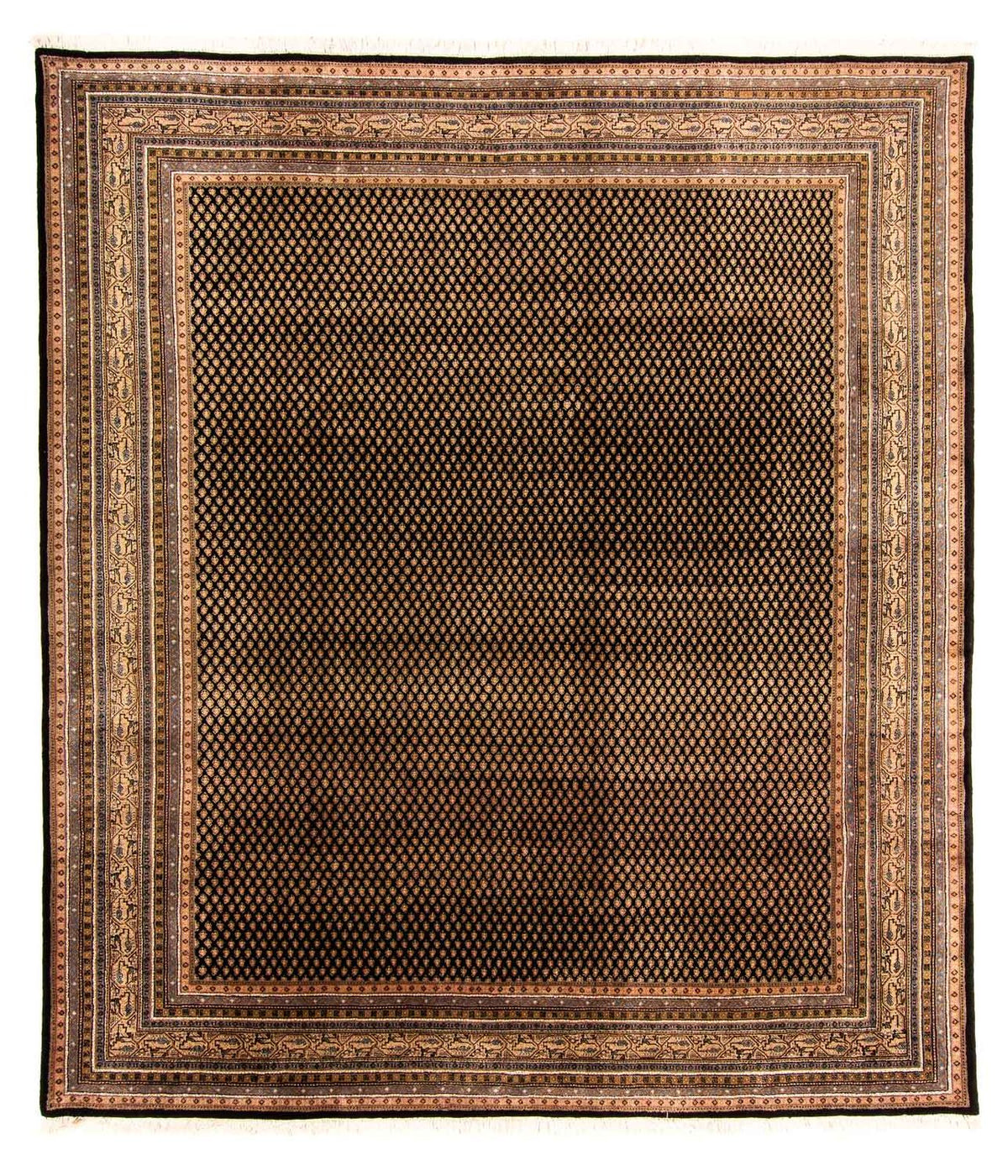 Orientalisk matta - Mir - Indus - 296 x 250 cm - mörkblå