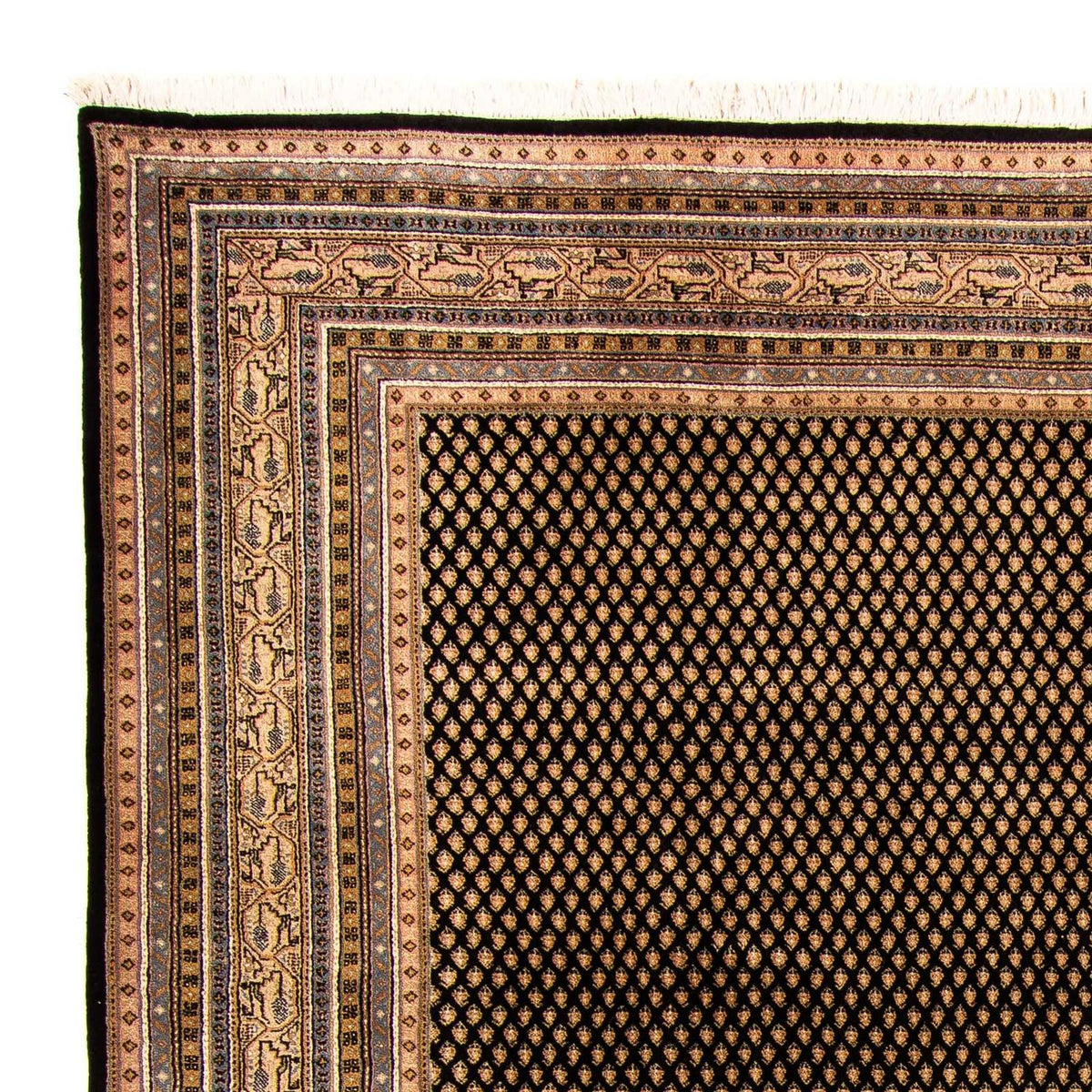 Orientalisk matta - Mir - Indus - 296 x 250 cm - mörkblå