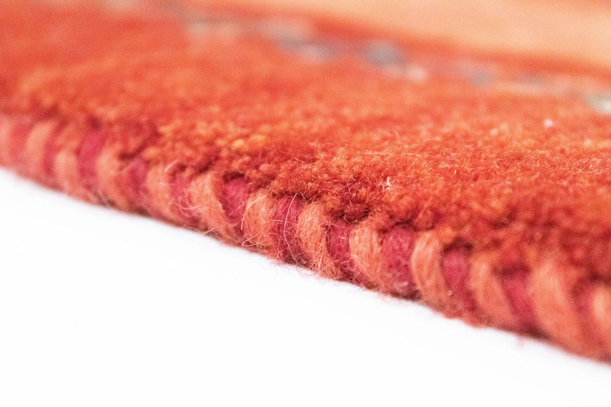 Gabbeh-matta - persisk - 188 x 142 cm - orange