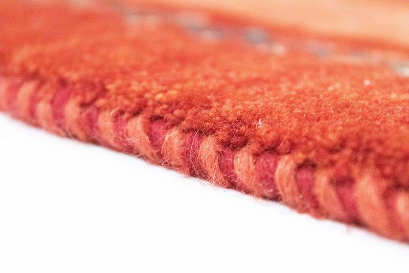 Gabbeh-matta - persisk - 188 x 142 cm - orange