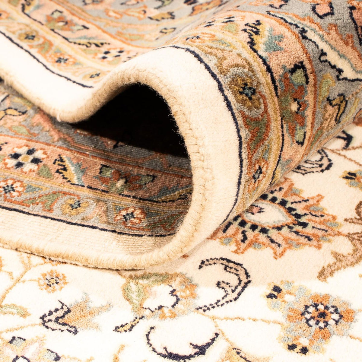 Orientalisk matta - Keshan - Indus - 298 x 201 cm - beige