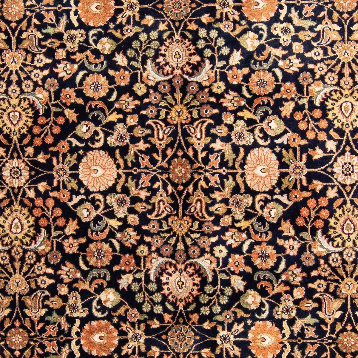 Orientalisk matta - Keshan - Indus - 230 x 168 cm - mörkblå