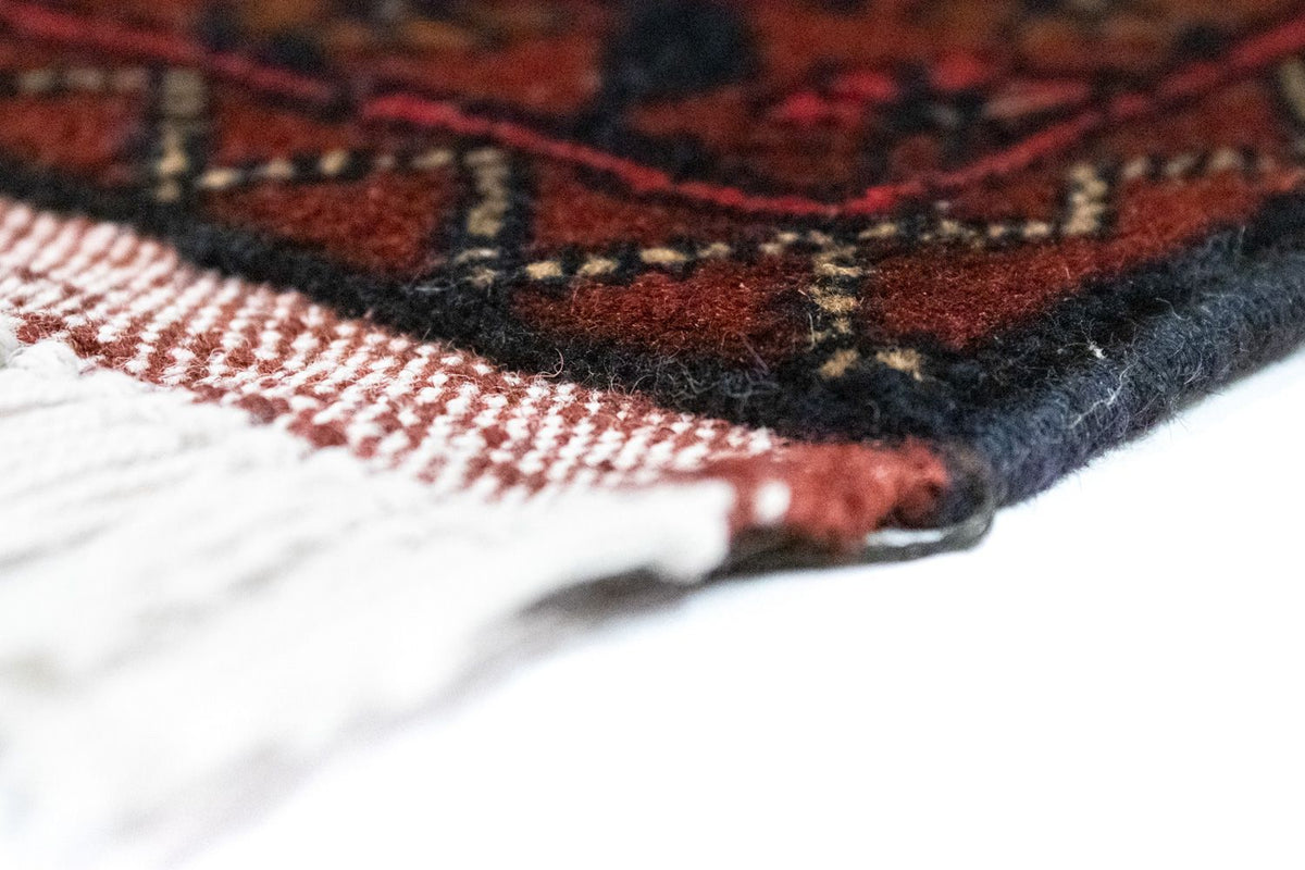 Afghansk matta - Kunduz - 149 x 103 cm - röd