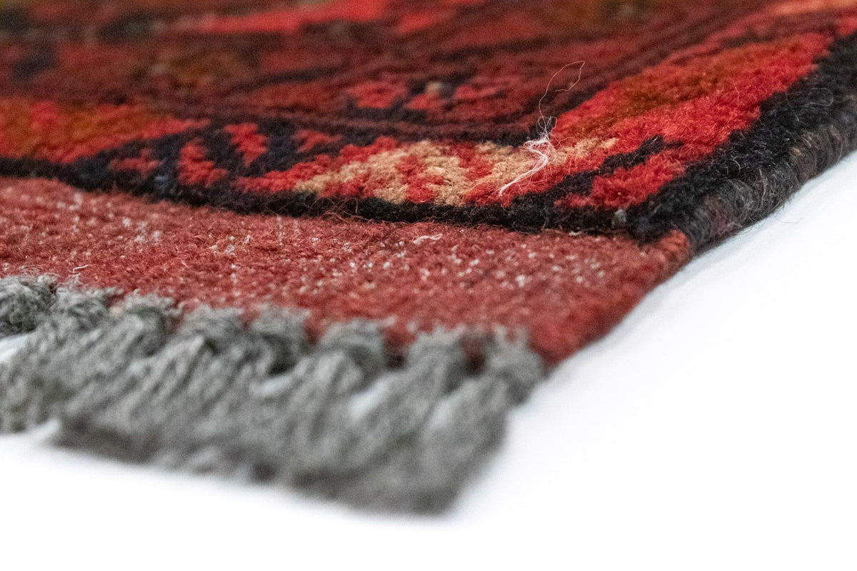 Afghansk matta - Kunduz - 150 x 100 cm - röd