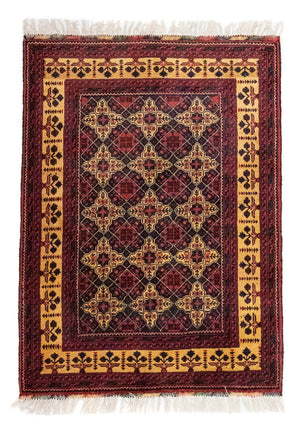 Afghansk matta - 143 x 105 cm - blå