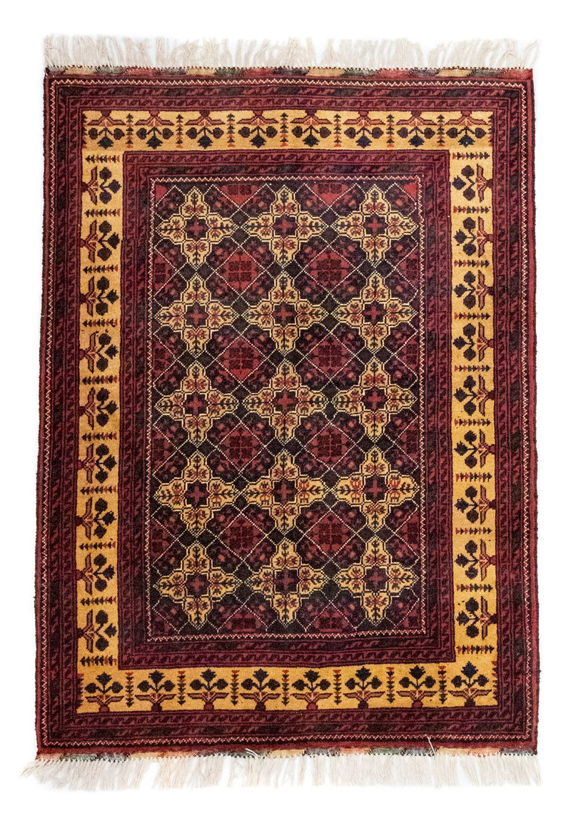 Afghansk matta - 143 x 105 cm - blå