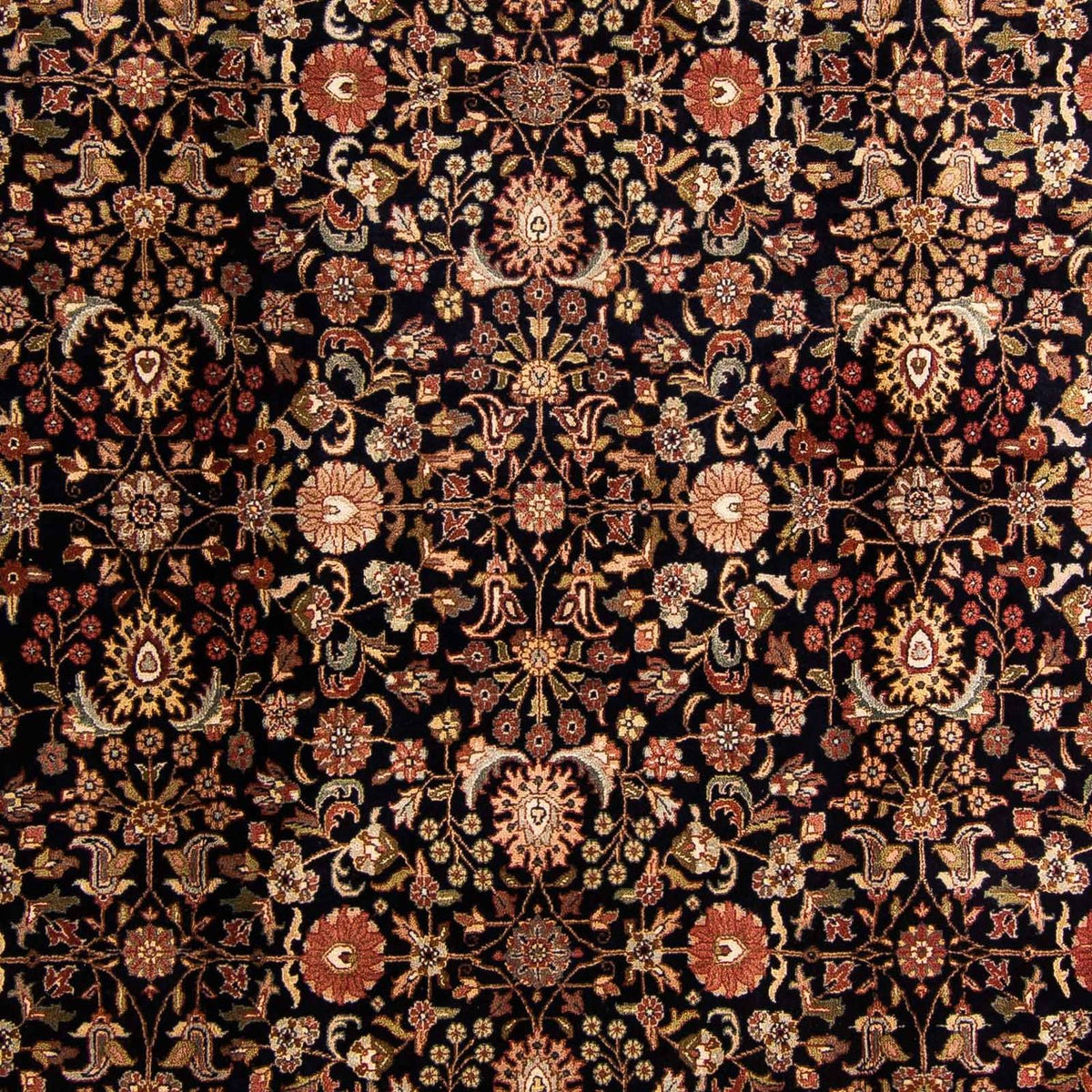 Orientalisk matta - Keshan - Indus - 312 x 201 cm - mörkblå