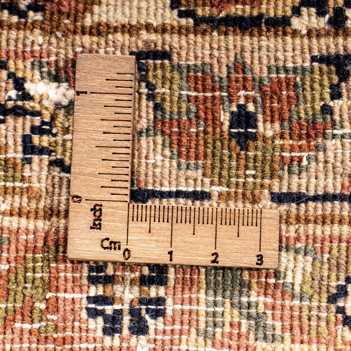 Orientalisk matta - Keshan - Indus - 312 x 201 cm - mörkblå