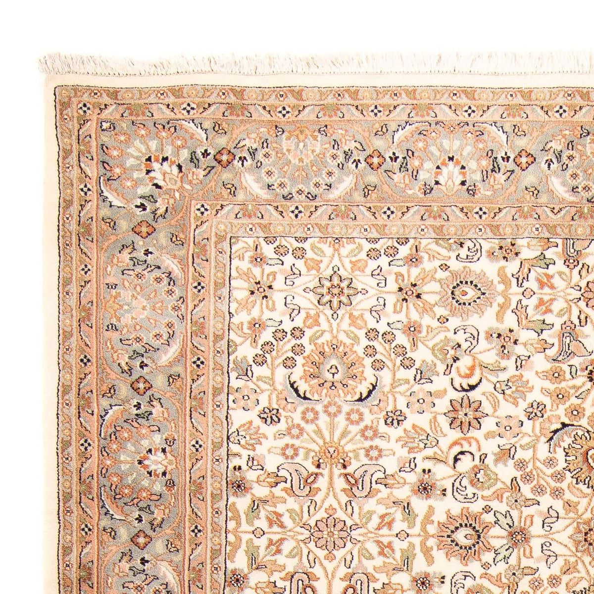 Orientalisk matta - Keshan - Indus - 240 x 173 cm - beige