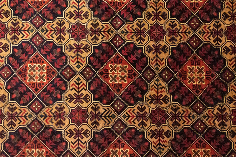 Afghansk matta - 150 x 100 cm - blå