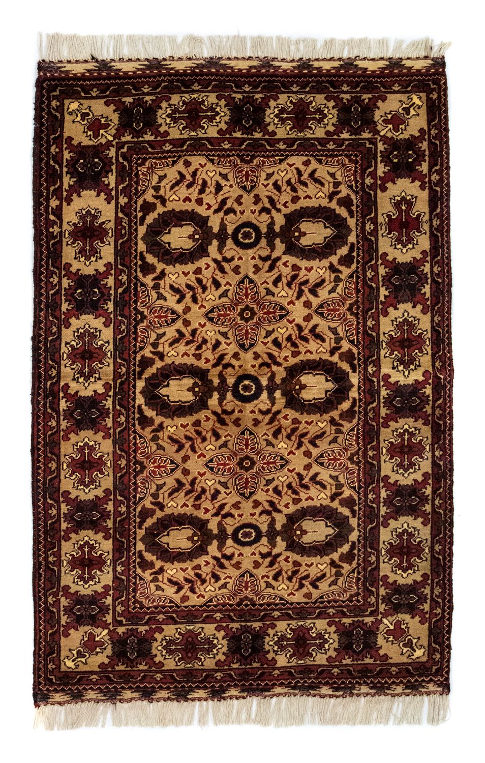 Afghansk matta - 156 x 101 cm - blå