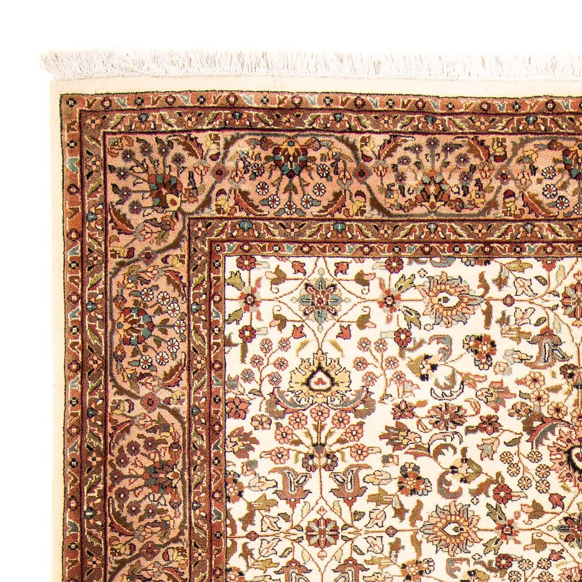 Orientalisk matta - Keshan - Indus - 235 x 175 cm - beige