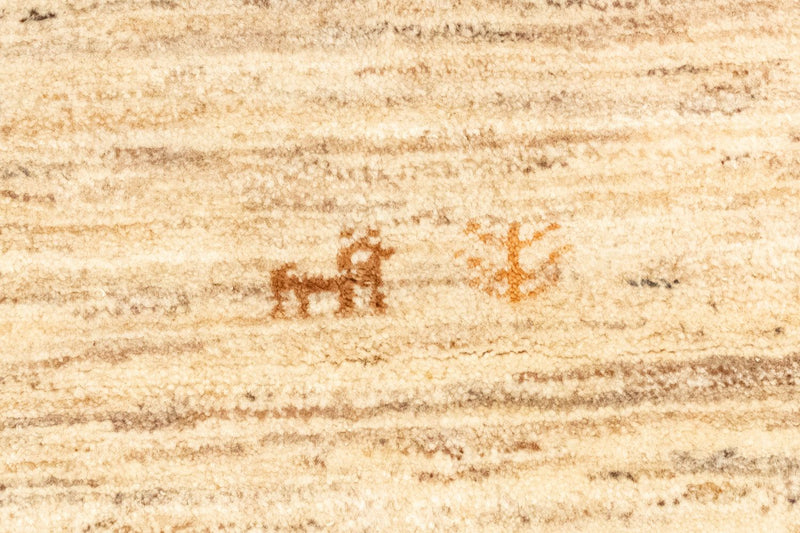 Gabbeh-matta - persisk - 144 x 100 cm - beige