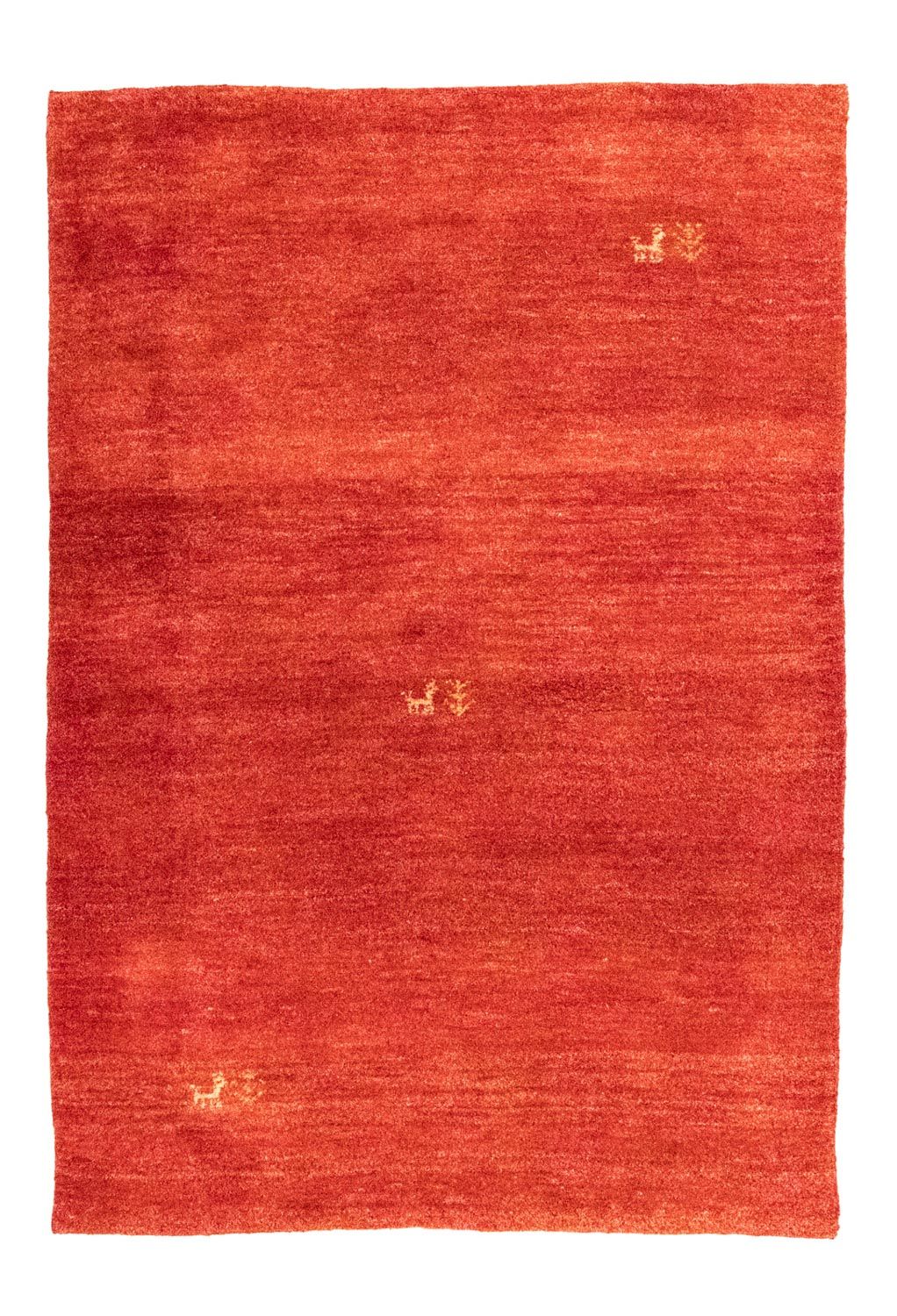Gabbeh-matta - persisk - 148 x 101 cm - orange