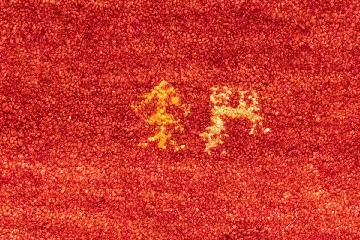 Gabbeh-matta - persisk - 148 x 101 cm - orange