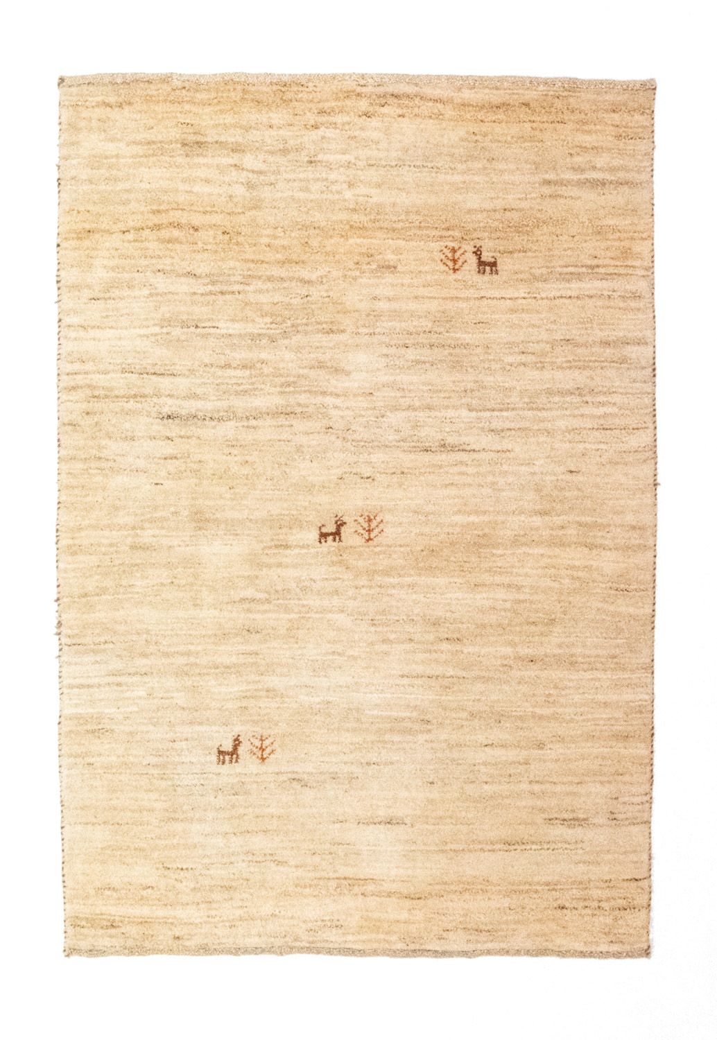 Gabbeh-matta - persisk - 149 x 101 cm - beige