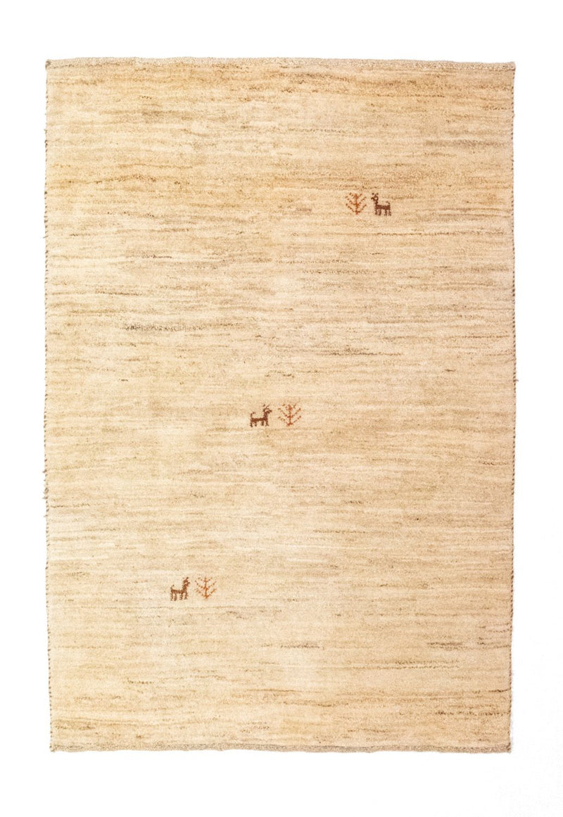 Gabbeh-matta - persisk - 149 x 101 cm - beige
