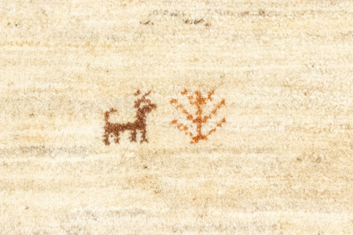 Gabbeh-matta - persisk - 149 x 101 cm - beige