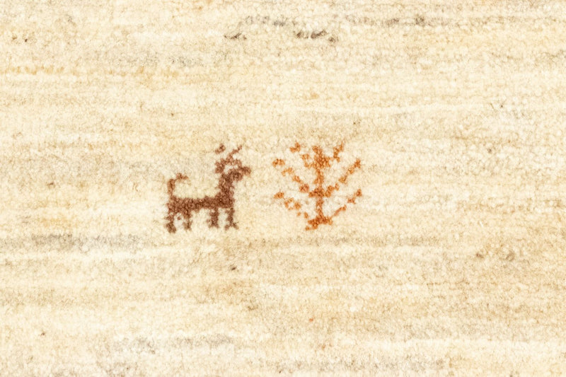 Gabbeh-matta - persisk - 149 x 101 cm - beige