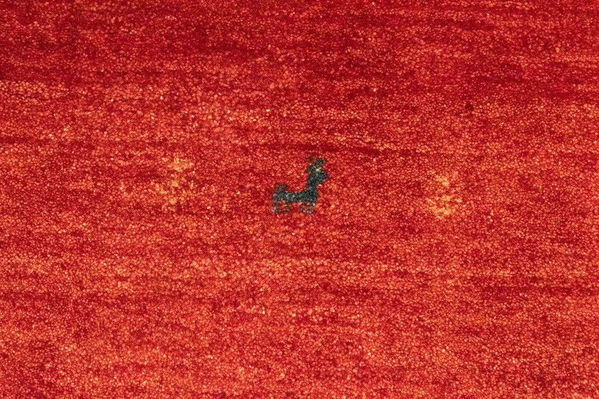 Gabbeh-matta - persisk - 144 x 100 cm - orange