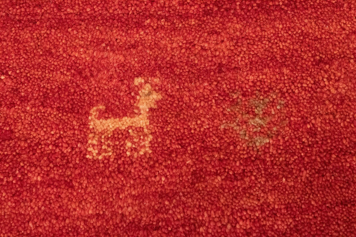 Gabbeh-matta - persisk - 150 x 101 cm - orange