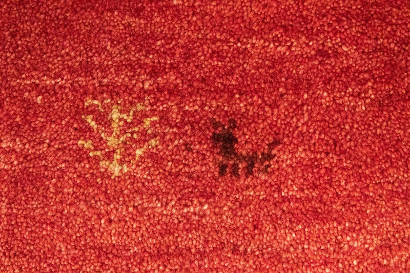 Gabbeh-matta - persisk - 147 x 94 cm - orange