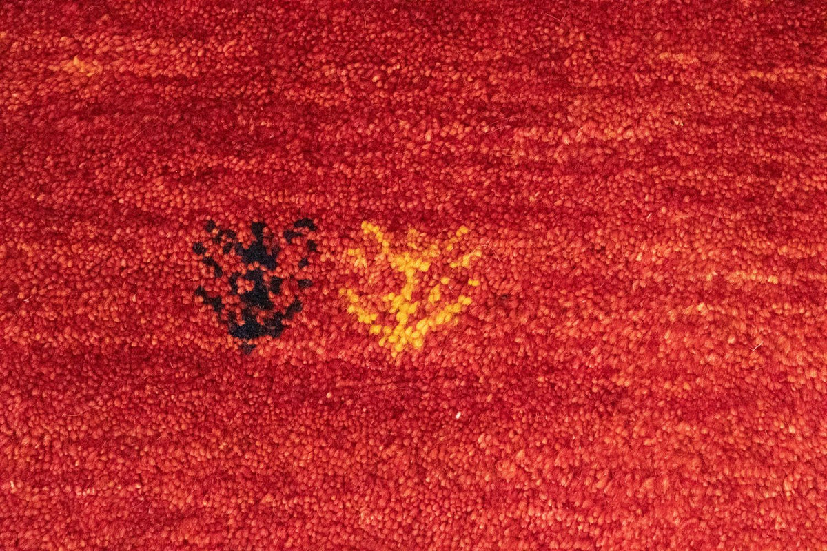 Gabbeh-matta - persisk - 140 x 100 cm - röd