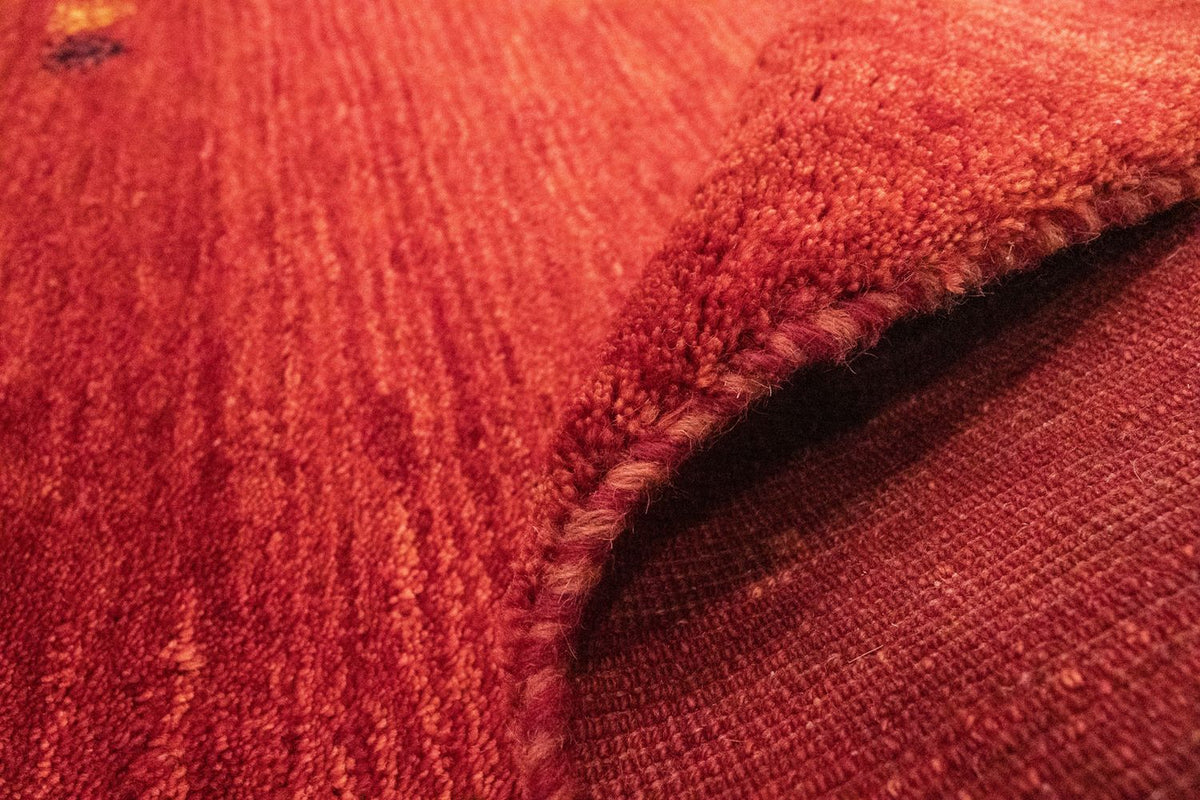 Gabbeh-matta - persisk - 140 x 100 cm - röd