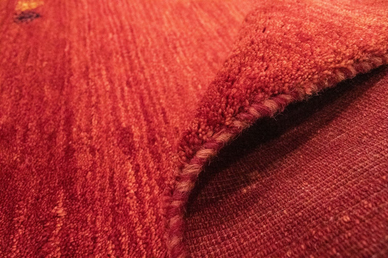 Gabbeh-matta - persisk - 140 x 100 cm - röd