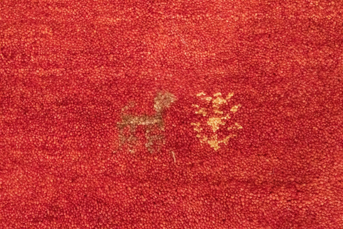 Gabbeh-matta - persisk - 145 x 100 cm - röd
